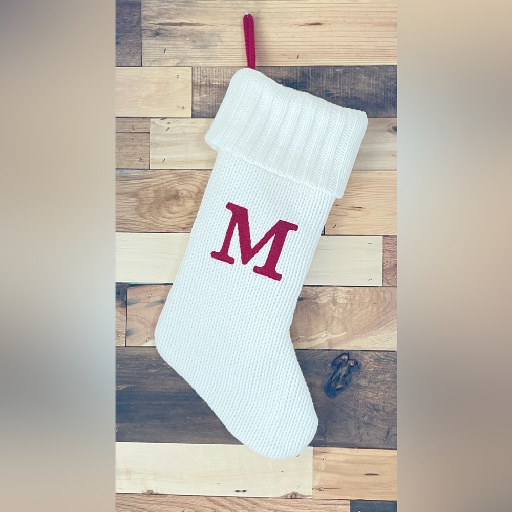 Monogrammed Christmas Stocking